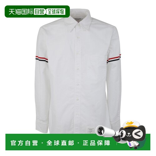 香港直邮THOM BROWNE 男士衬衫 MWL150EF0313100WHITE SS2026