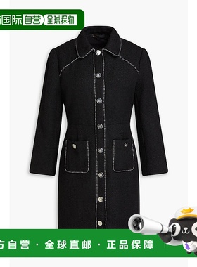 1h可退 香港直邮Maje 女士 链条装饰花呢迷你连衣裙 MFPRO03334NO