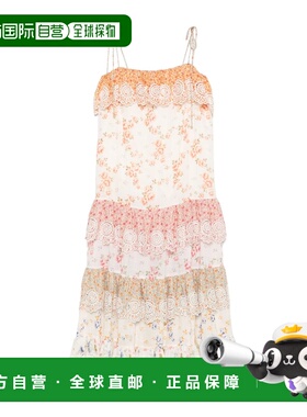 1h可退 香港直邮Zimmermann 花卉印花中长连衣裙 3483DSS252