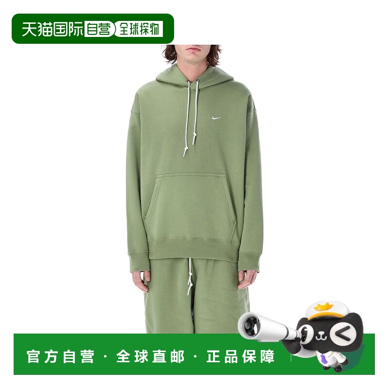 1h可退 香港直邮Nike 男士Nike Solo Swoosh Logo 刺绣连帽衫