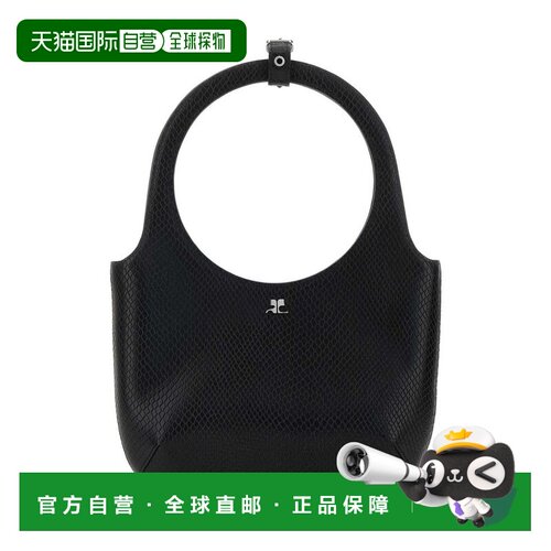 1h可退 香港直邮Courreges 女士 压纹顶部提手手提包 325GSA102CV