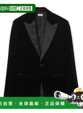 1h可退 香港直邮Burberry 天鹅绒燕尾服外套 81203621男装西装