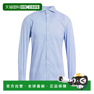 安普里奥 Armani 阿玛尼 男士 1h可退 条纹衬衫 香港直邮Emporio