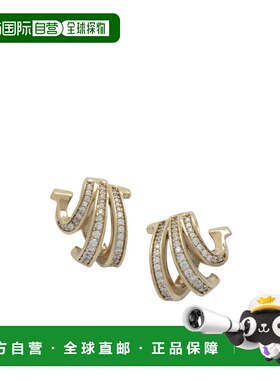 1h可退 香港直邮Salvatore Ferragamo Triplo Gancini 耳环 07881