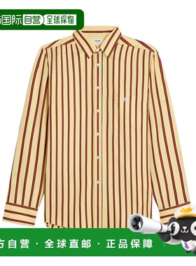 1h可退 香港直邮Celine 条纹斜纹真丝大号衬衫 RC09Y2I38.