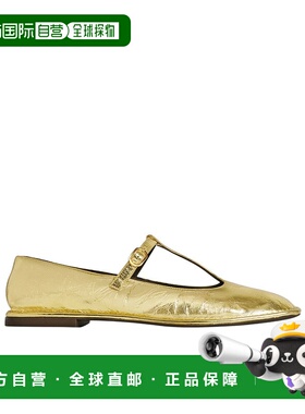 1h可退 香港直邮The Row 女士 T形带平底鞋 F1599M39G beige米色