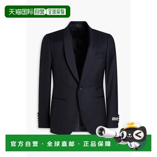 外套 香港直邮Canali 金属感羊毛混纺绉纱西装 男士 19714C 康钠丽