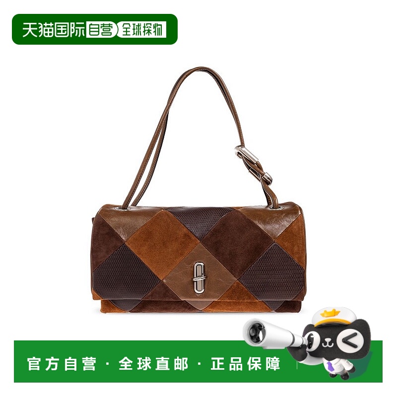 1h可退 香港直邮Marc Jacobs 马克 雅可布 女士 標誌細節折疊單肩