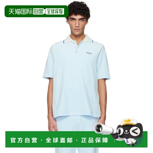 香港直邮Casablanca 衫 男士 Polo MSP26JTP44701 蓝色 1h可退