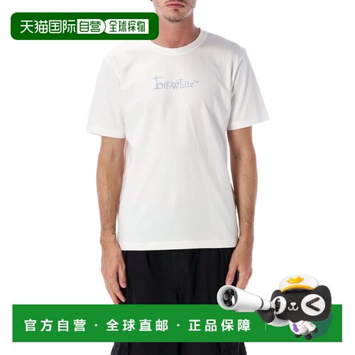 1h可退 香港直邮off-white 男士 City Nature T恤(米白色) OMAA16