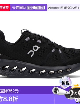 1h可退 香港直邮On 女士 黑色 Cloudsurfer 运动鞋 3WD10440485