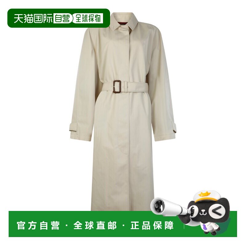 1h可退 香港直邮Gucci 古驰 女士 长袖纽扣风衣 759518Z8BL2
