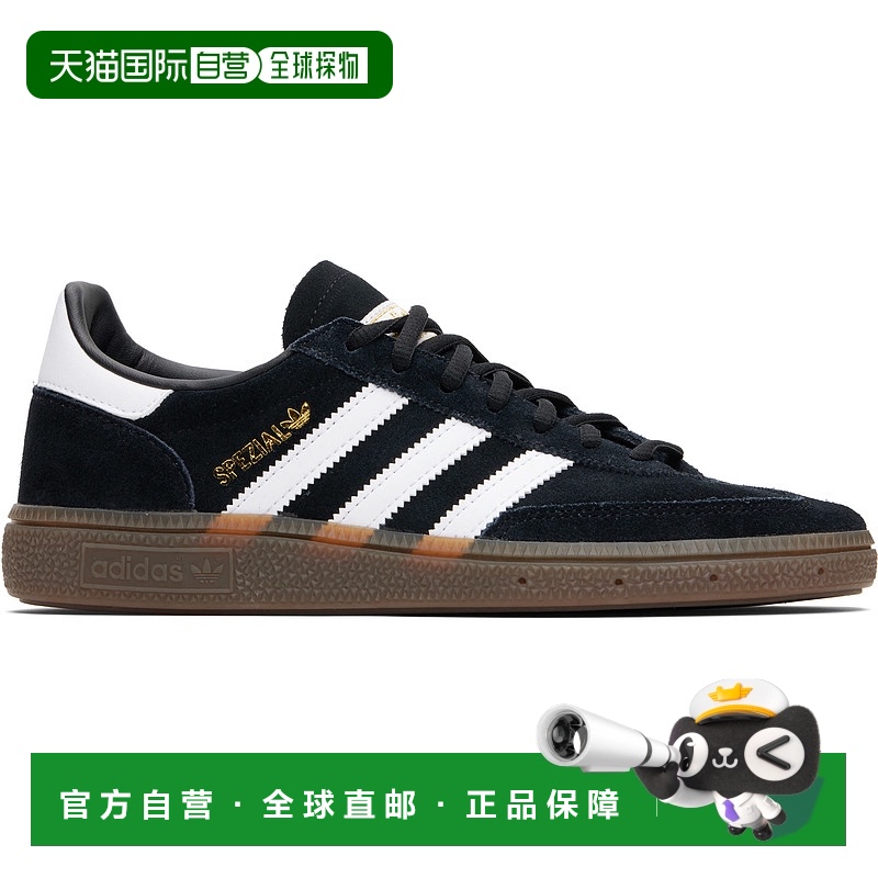 1h可退 香港直邮Adidas Originals 男士 黑色 Handball Spezial