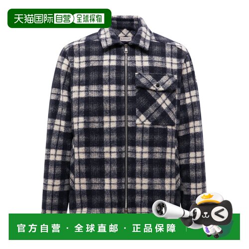 香港直邮Moncler 长袖格纹衬衫 K20912F0001989B55