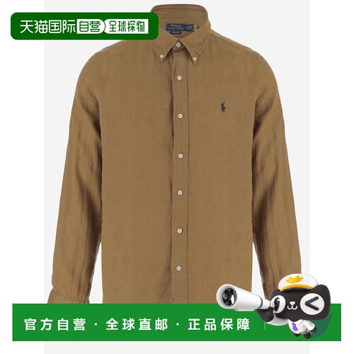 1h可退 欧洲直邮polo ralph lauren 男士 衬衫亚麻