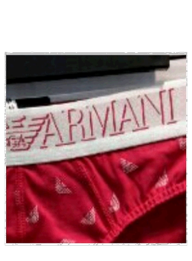 香港直邮Emporio Armani 徽标腰边内裤 1108144P506