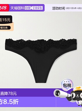 香港直邮1h可退 SKIMS 女士 Fits Everybody Dipped - Onyx 蕾丝