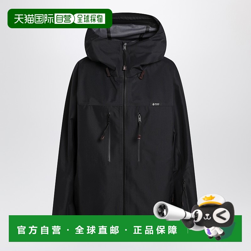 香港直邮Prada 普拉达 女士 黑色高科技帆布夹克 29T346OOO18QN
