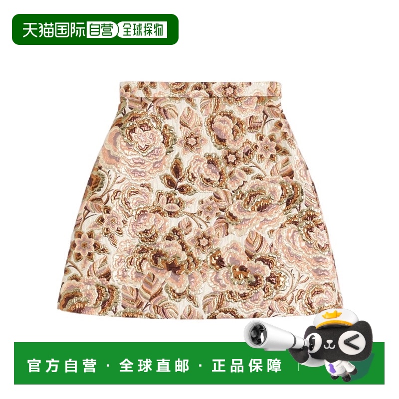 香港直邮Valentino 图案半身裙 BRACH891M新款华伦天奴