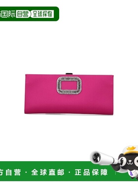 1h可退 香港直邮ROGER VIVIER 罗杰 维维亚 女士 扣環裝飾手拿包