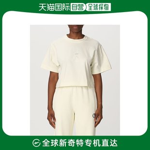 米白色 香港直邮Off White 女士棉质T恤