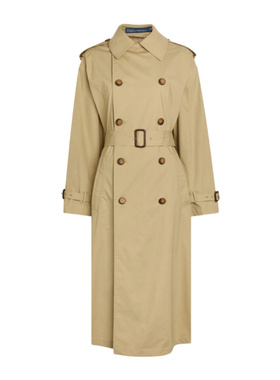 香港直邮Polo Ralph Lauren 双排扣系带风衣 211A96312