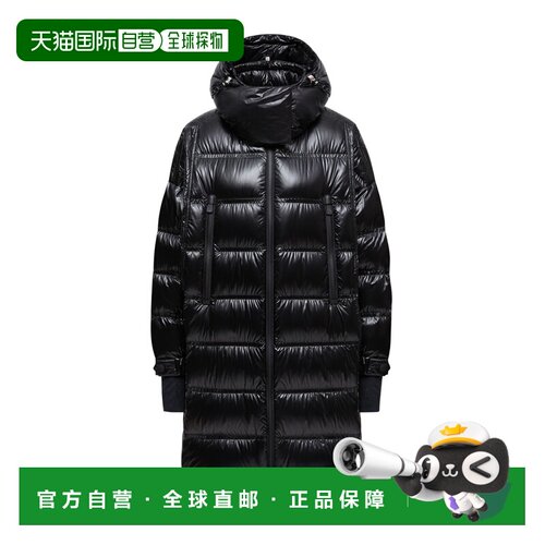1h可退 Moncler Rochelairs 连帽长款羽绒服 L20981C000045981E