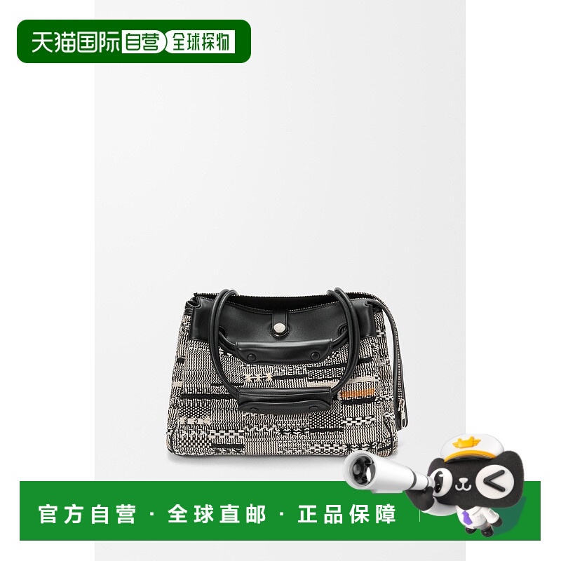 自营1h可退 欧洲直邮Loewe罗意威 Albers联名女士黑色/白色棉拉链