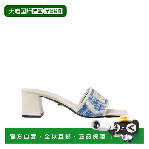 Versace Theia Raffia 拖鞋 10169401A120266WH0V 【付后1h可退】