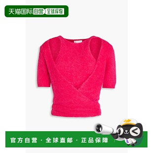 1h可退 香港直邮GANNI 甘尼 女士 剪口羊驼毛混纺毛衣 K1853487LO