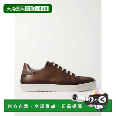 1h可退 香港直邮Berluti 伯尔鲁帝 男士 Scritto Venezia 皮质运