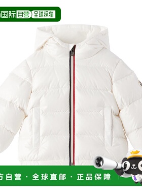 香港直邮moncler 男童 白色 New Aubert Hooded 婴儿羽绒夹克童装