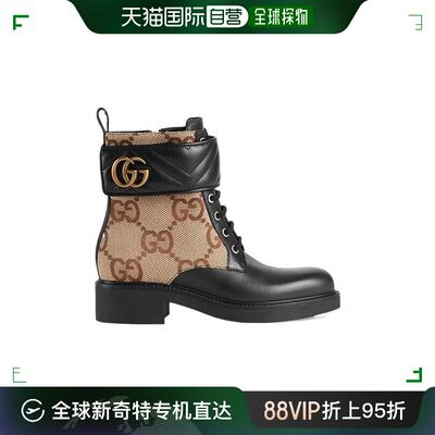 【99新未使用】香港直邮Gucci 双G短靴 67898417K40