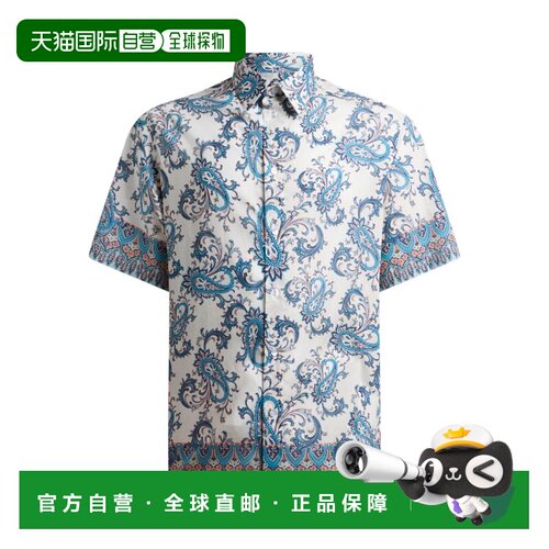1h可退 香港直邮ETRO 男士衬衫 MRIC001199SP5G7X0880 SS2026 花