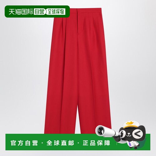 香港直邮Ami Paris 女士休闲裤 FTR428WV0068632 SS2025 红色