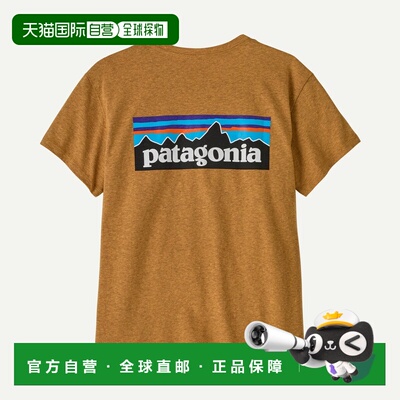 欧洲直邮Patagonia 巴塔哥尼亚 女式 P-6 Logo Responsibili-Tee®