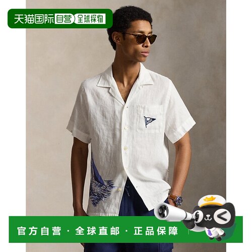 自营欧洲直邮Ralph Lauren拉夫劳伦 男士复古航海图案经典版型工
