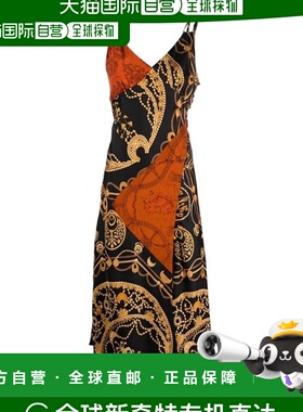 香港直邮Marine Serre 吊带连衣裙 D183SS23WUWOVSE00100真丝