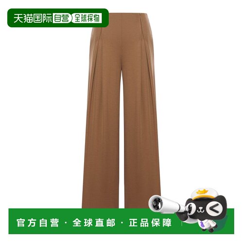 1h可退 香港直邮MAX MARA 女士休闲裤 261178E20 SS2026 咖啡色 W