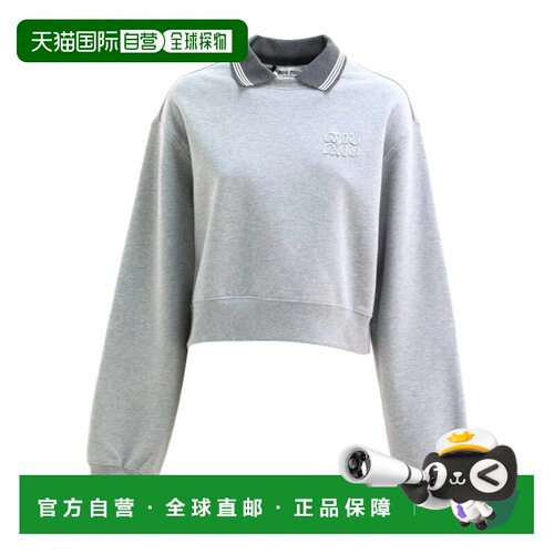 1h可退 香港直邮MIU MIU 女士针织衫 MJLA1518ZXF0031 SS2026 灰