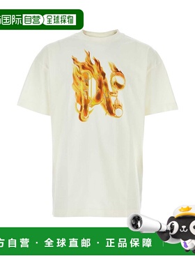 香港直邮Palm Angels 棕榈天使 男士 白色棉质T恤 PMAA072R24JER0