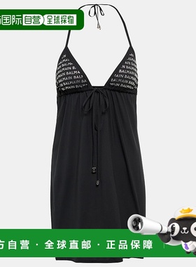 香港直邮Balmain 巴尔曼 女士 精饰挂脖迷你连衣裙 000734