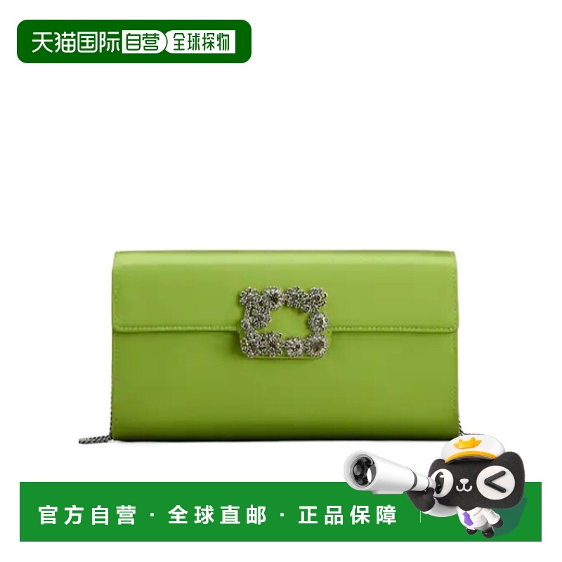 香港直邮Roger Vivier 缎面 Efflorescence 手拿包 RBWAMFD0207RS