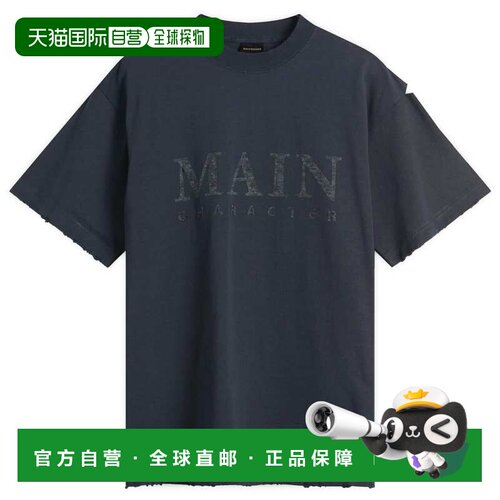 香港直邮Balenciaga 巴黎世家 男士 Main Character' 印花T恤 850