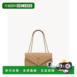 LOULOU 24新品 绗缝皮革中号链条包斜挎包 圣罗兰 欧洲直邮YSL