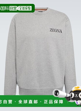 1h可退 香港直邮zegna 杰尼亚 男士 #UseTheExisting 棉质运动衫