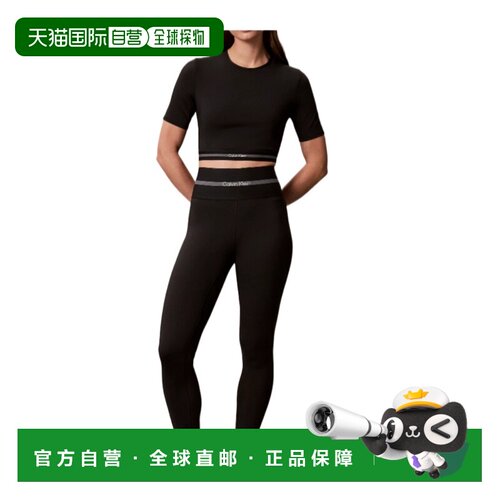 香港直邮CALVIN KLEIN 女士T恤 LVGWF6K217UB1 AW2026黑色短袖