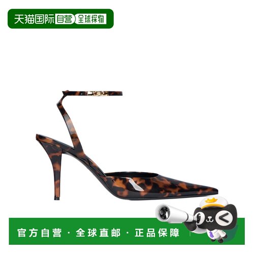 Balmain 印花细带高跟鞋 HN0UA293LTAG
