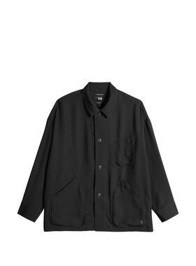 1h可退 香港直邮Y-3 女士 CHORE JKT/SHRT 衬衫 KH2595 black黑色