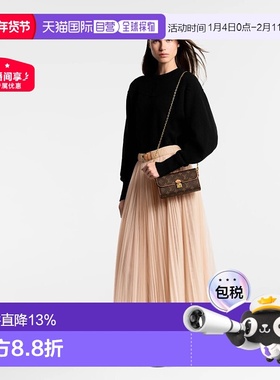自营1h可退 欧洲直邮LV/路易威登 Camille老花帆布单肩斜挎包